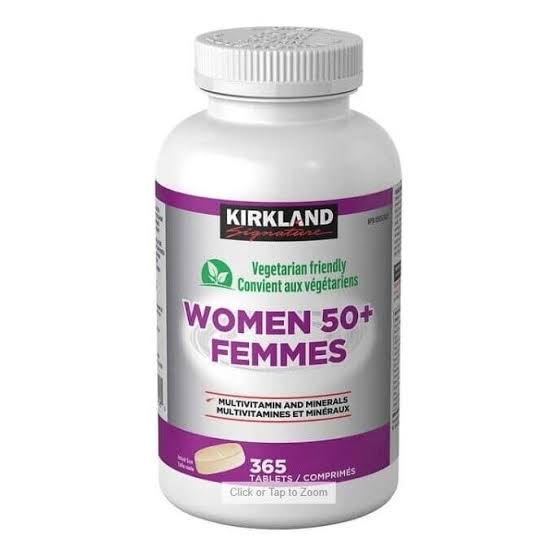 مولتی ویتامین وومن 50 پلاس کرکلند Kirkland Signature Women 50+؛ مکمل روزانه بانوان بالای ۵۰ سال
