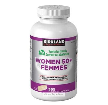 مولتی ویتامین وومن 50 پلاس کرکلند Kirkland Signature Women 50+؛ مکمل روزانه بانوان بالای ۵۰ سال